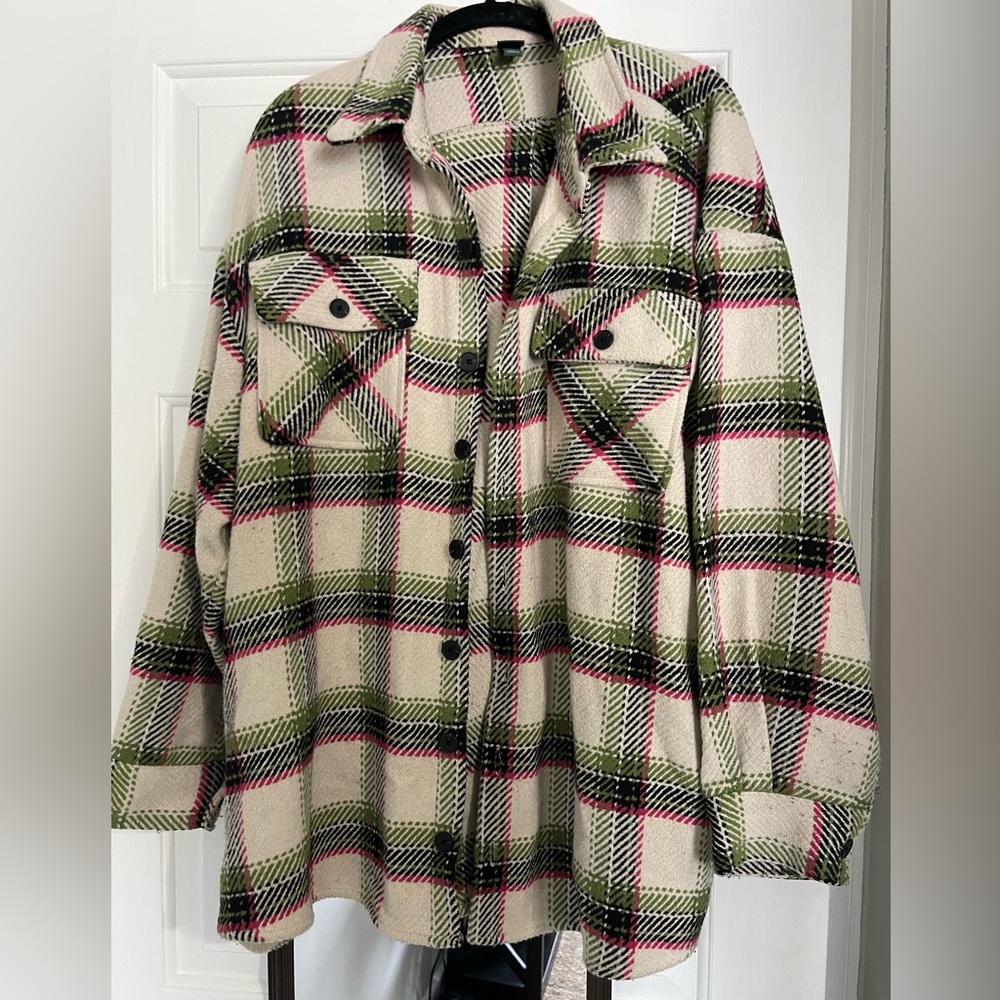Oversized Wild Fable Plaid Shacket